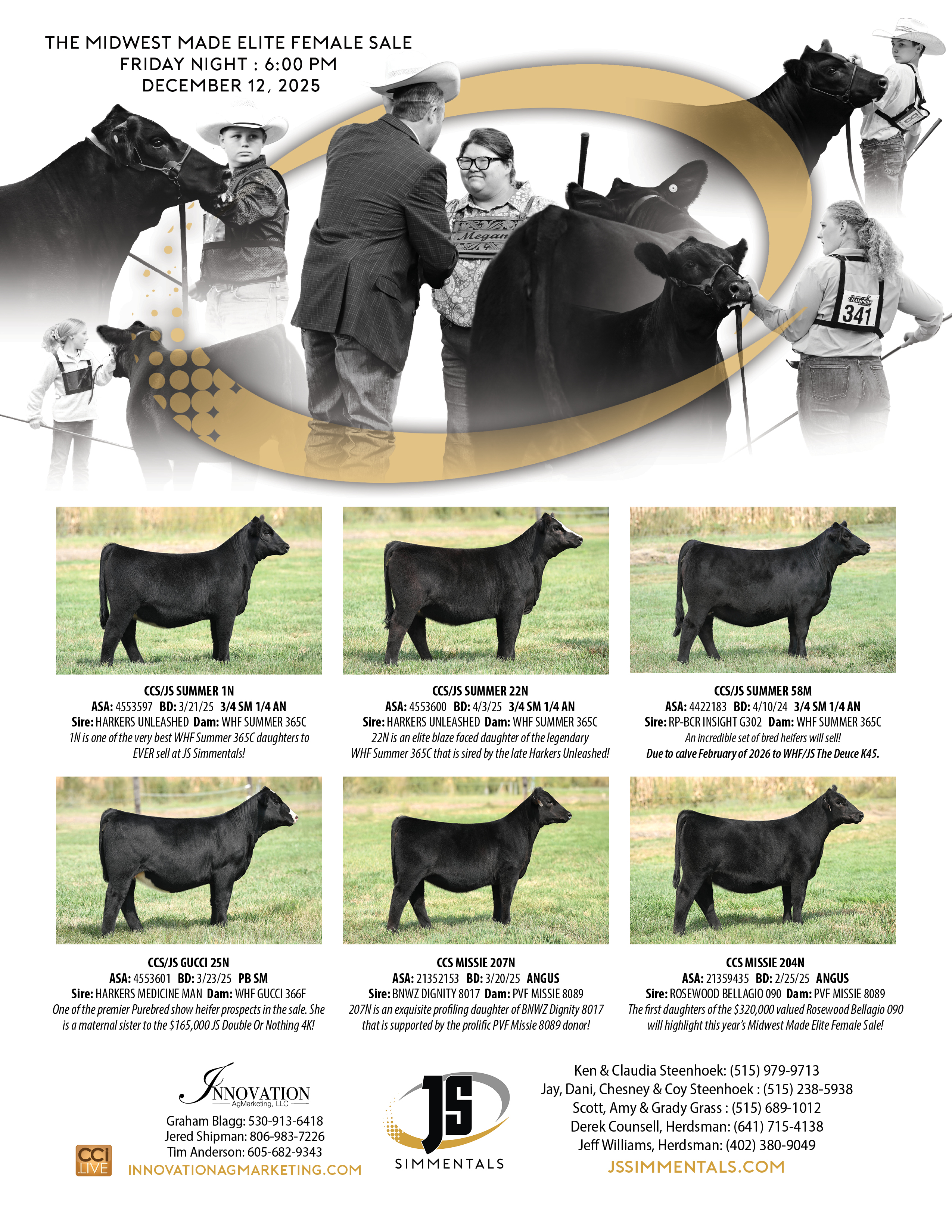 JS Simmentals ad